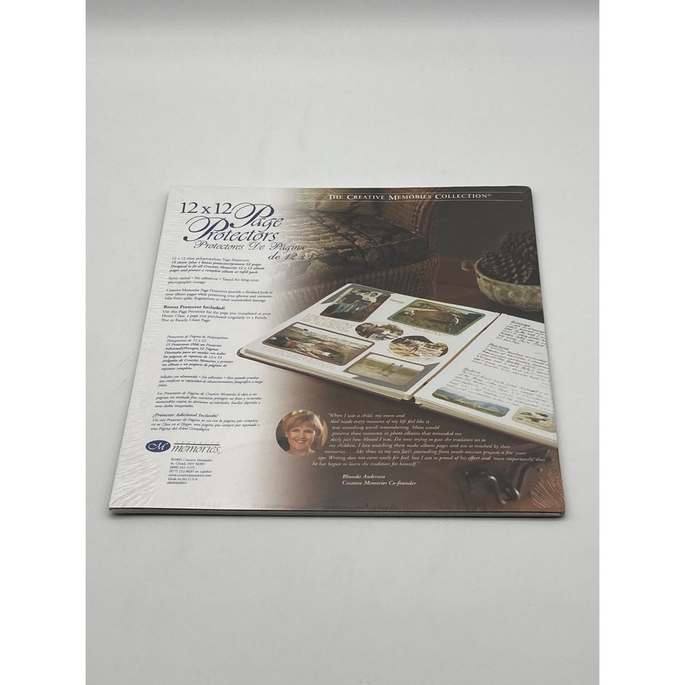 Vintage Creative Memories 12x12 Page Protectors Sealed 15 Sheets Plus Bonus